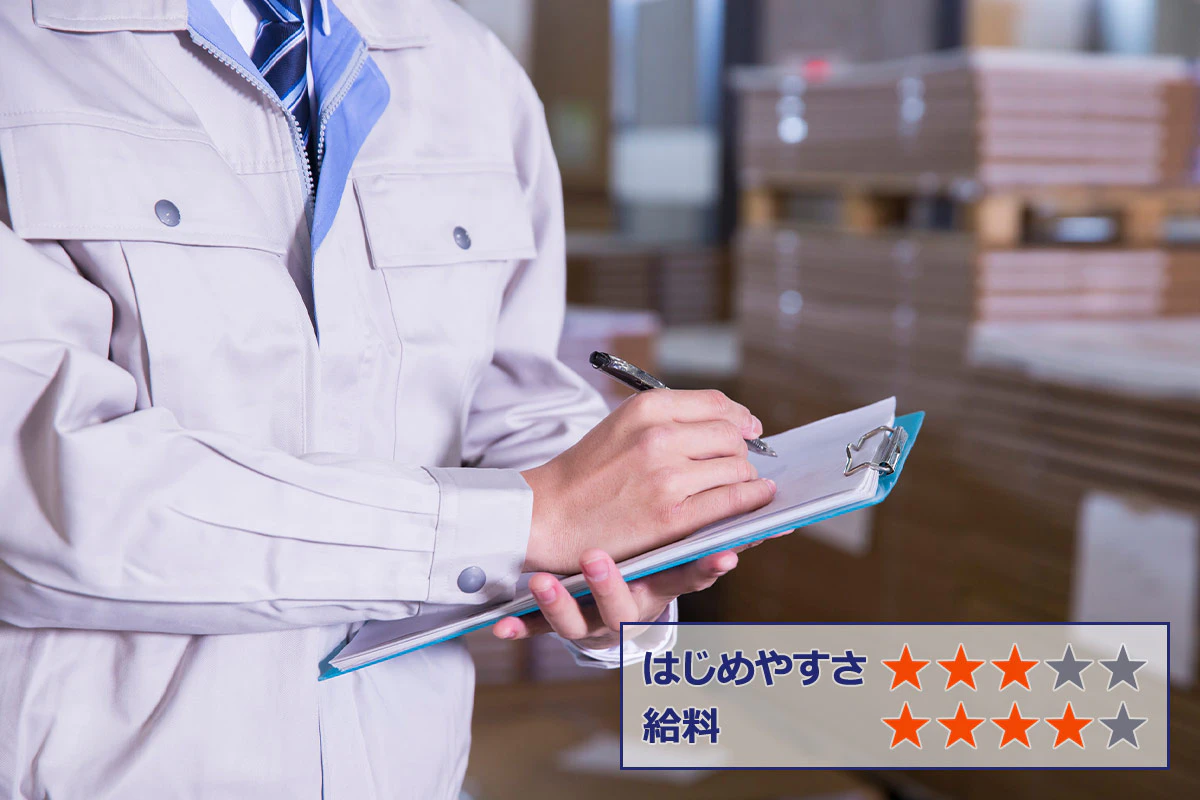 【食品などの仕入れ・集荷・仕分け】 はじめやすさ：★★★ 給料：★★★★